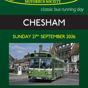 A cover of a souvenir programme for the upcoming Chesham bus running day